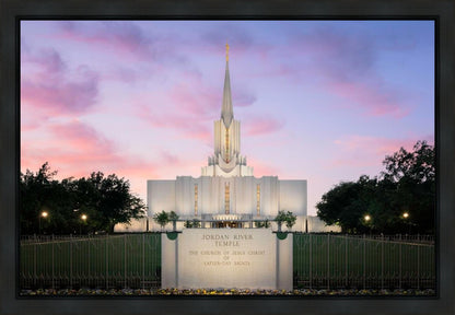 Jordan River Temple Eventide