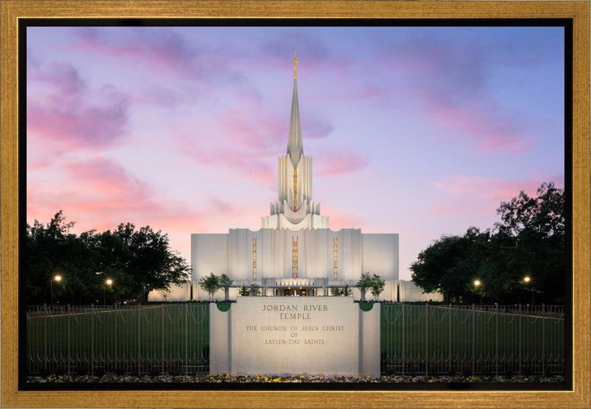 Jordan River Temple Eventide