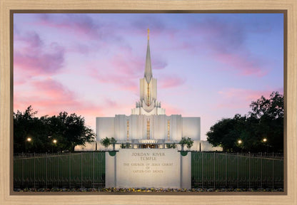 Jordan River Temple Eventide