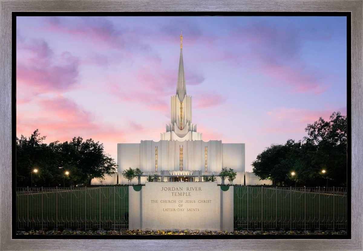 Jordan River Temple Eventide