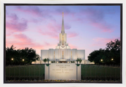 Jordan River Temple Eventide
