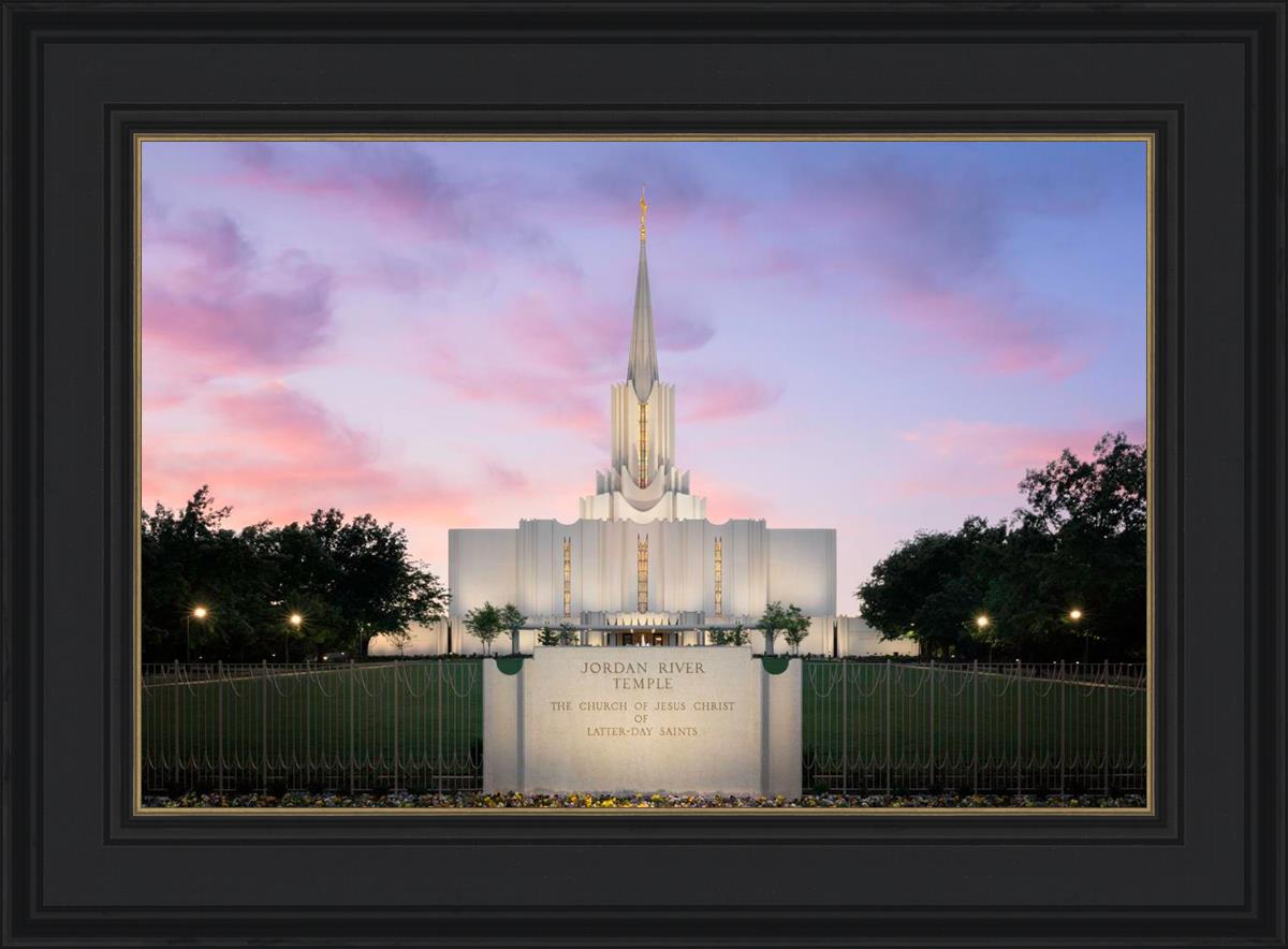 Jordan River Temple Eventide