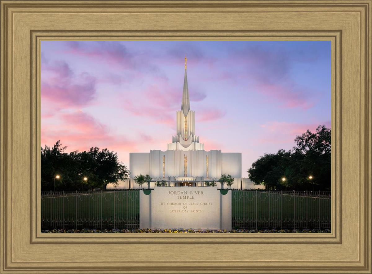 Jordan River Temple Eventide