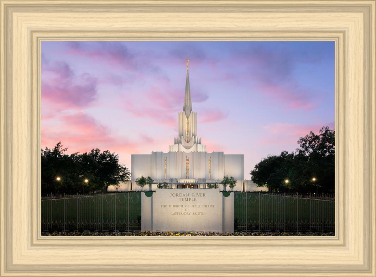 Jordan River Temple Eventide