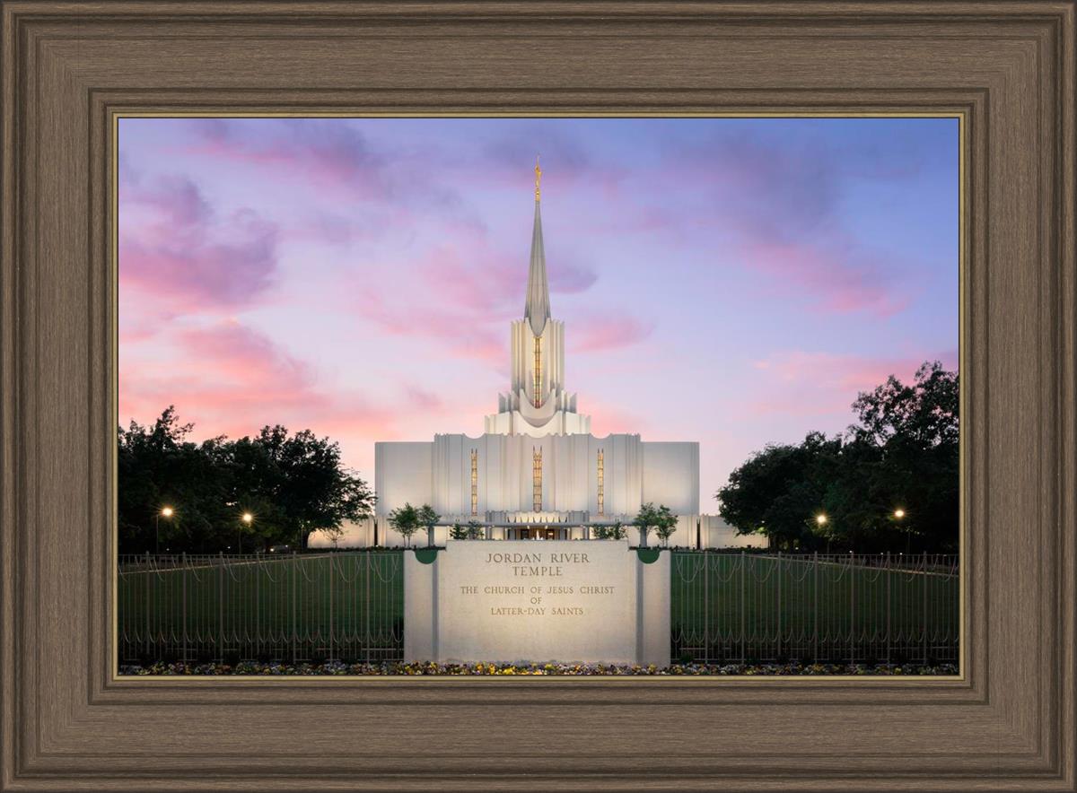 Jordan River Temple Eventide