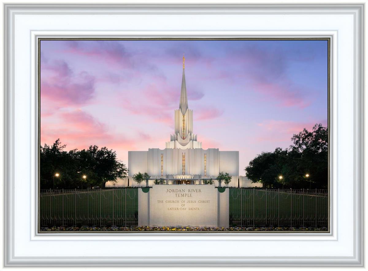Jordan River Temple Eventide