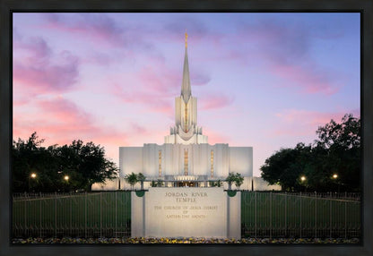 Jordan River Temple Eventide