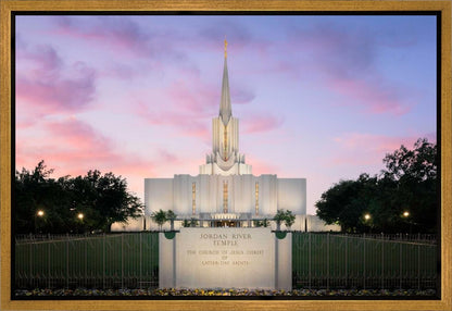 Jordan River Temple Eventide