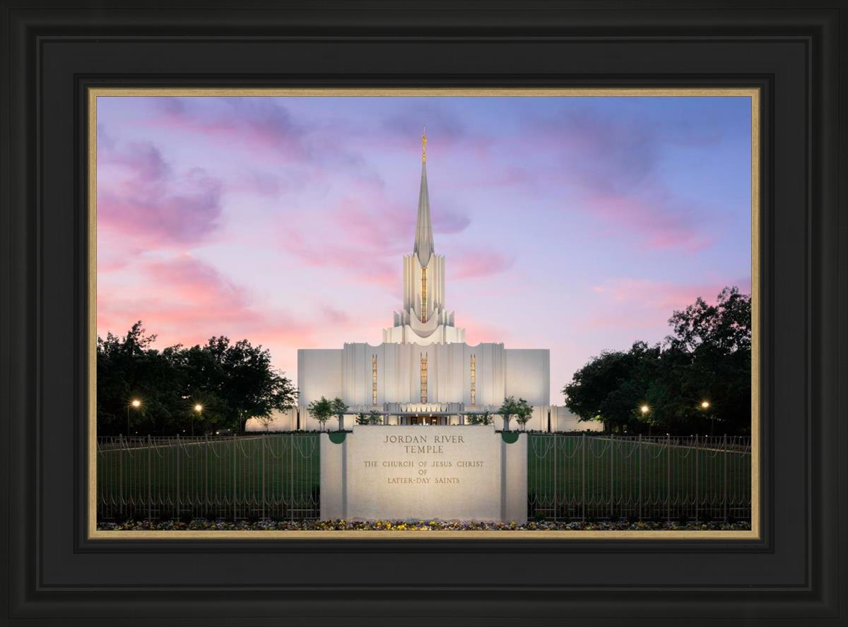 Jordan River Temple Eventide