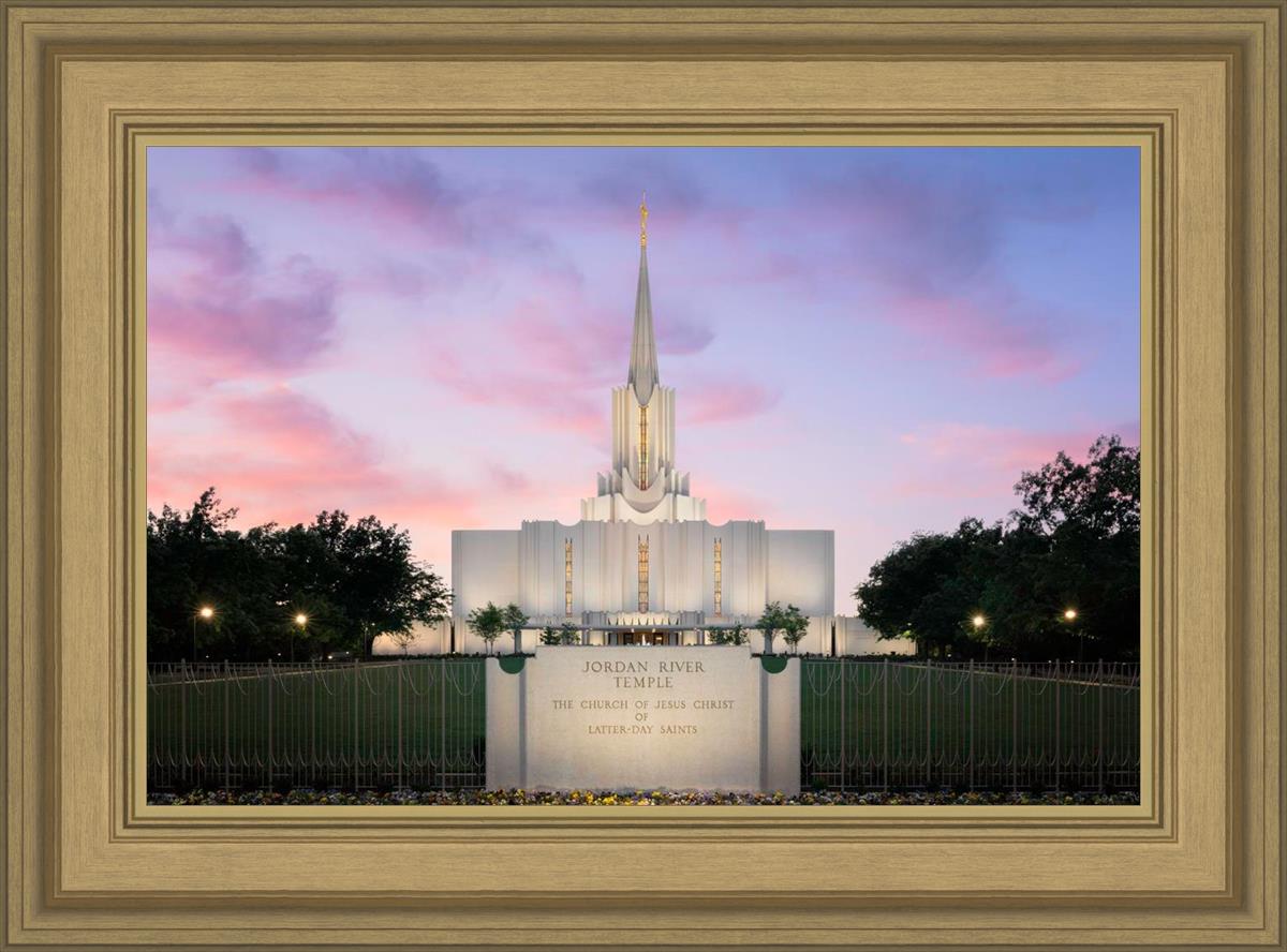 Jordan River Temple Eventide