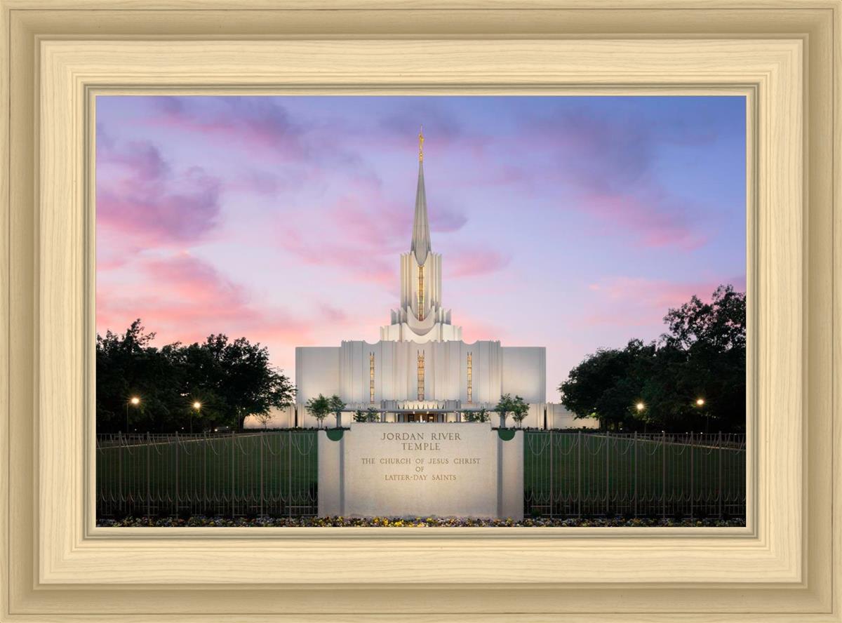 Jordan River Temple Eventide