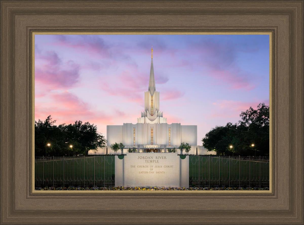 Jordan River Temple Eventide