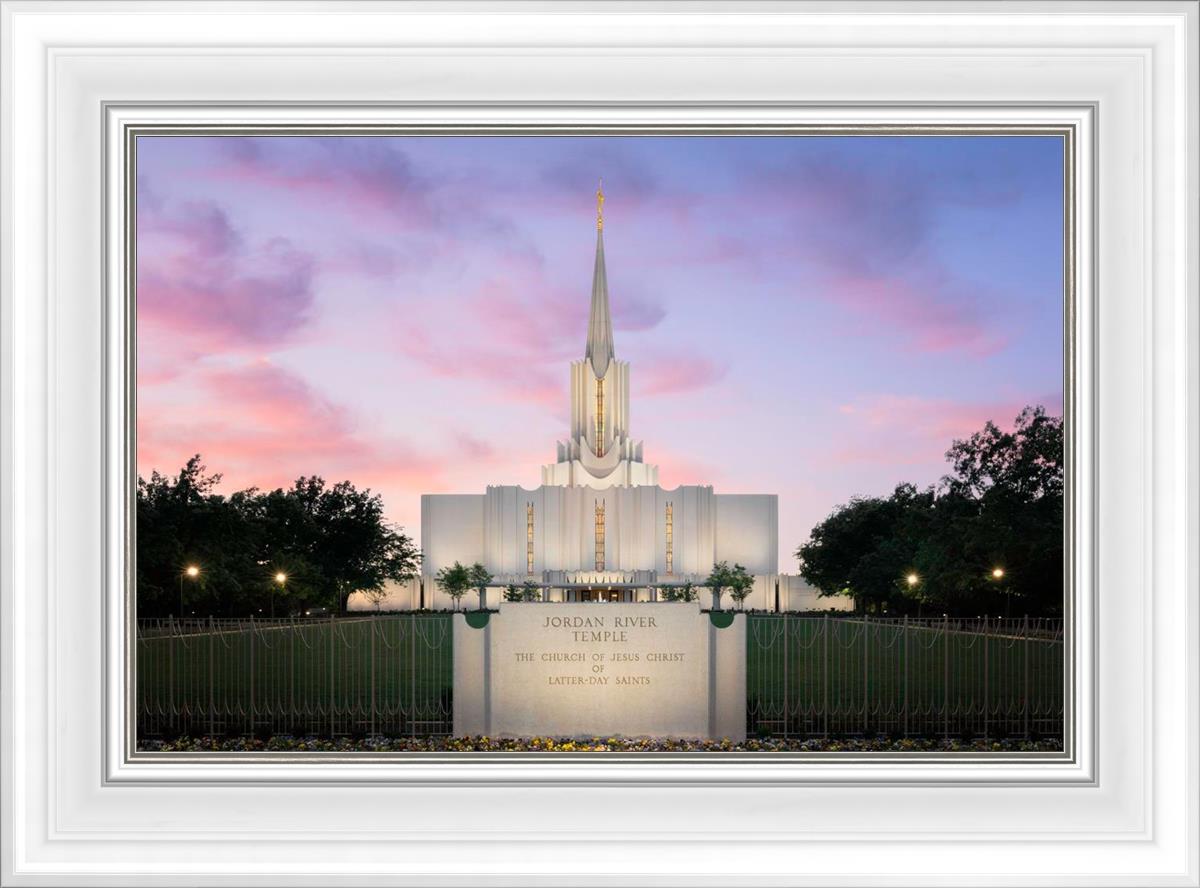 Jordan River Temple Eventide