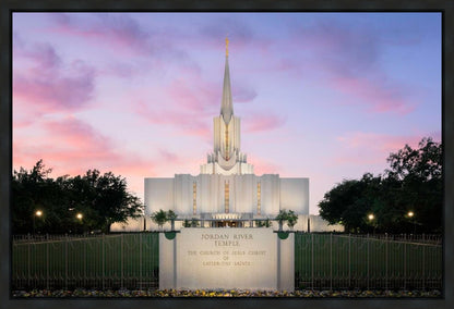 Jordan River Temple Eventide