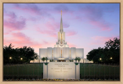 Jordan River Temple Eventide