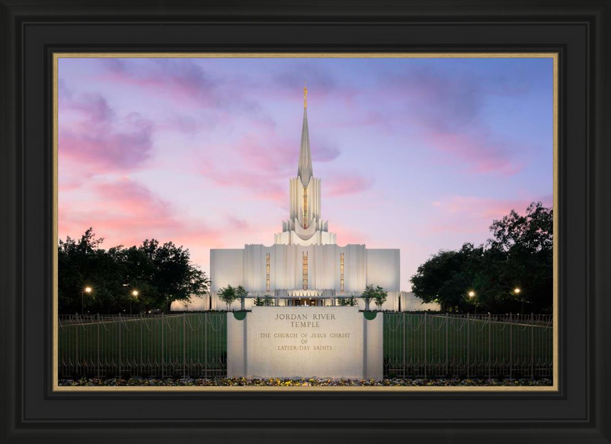 Jordan River Temple Eventide