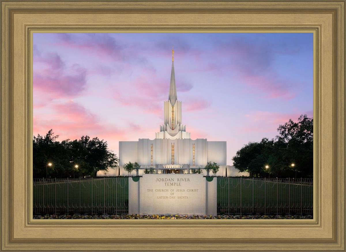 Jordan River Temple Eventide