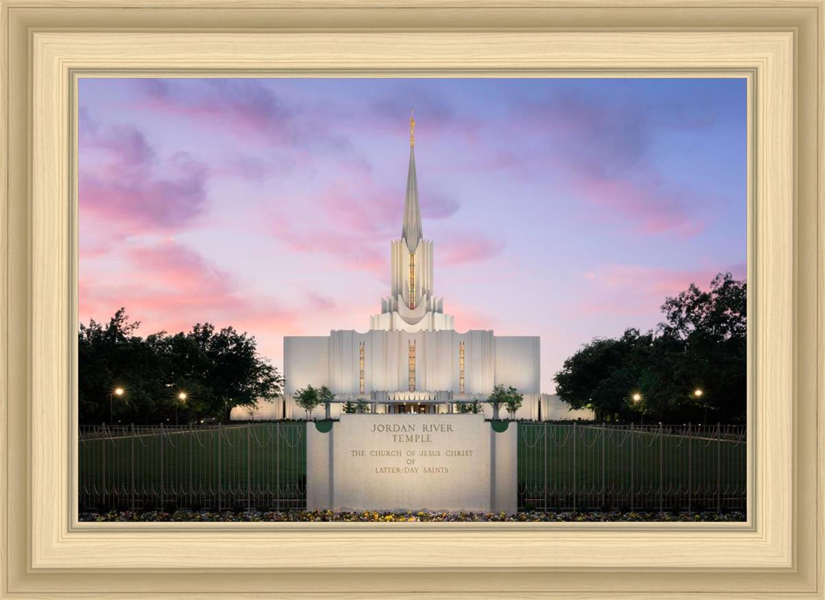 Jordan River Temple Eventide