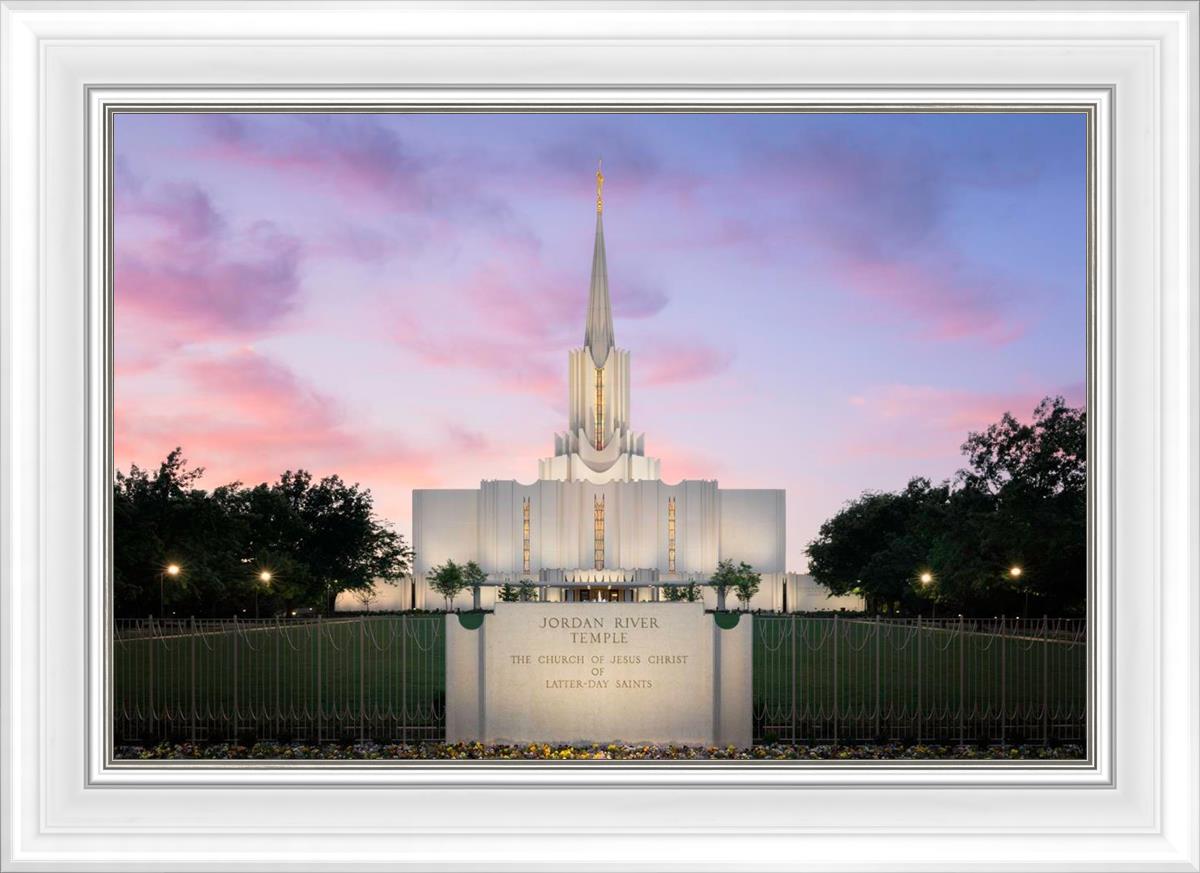 Jordan River Temple Eventide
