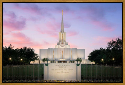 Jordan River Temple Eventide