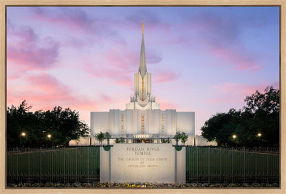 Jordan River Temple Eventide