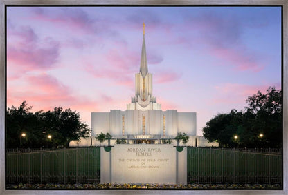 Jordan River Temple Eventide