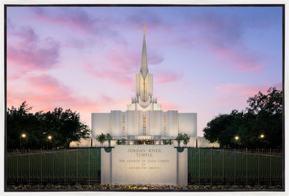 Jordan River Temple Eventide