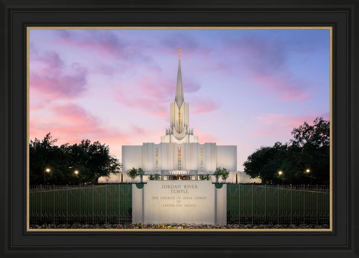 Jordan River Temple Eventide
