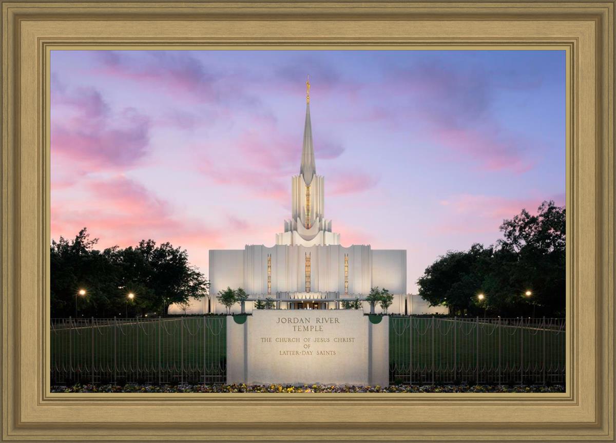 Jordan River Temple Eventide