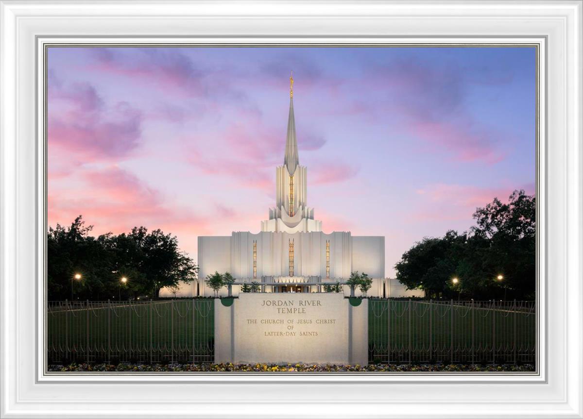 Jordan River Temple Eventide