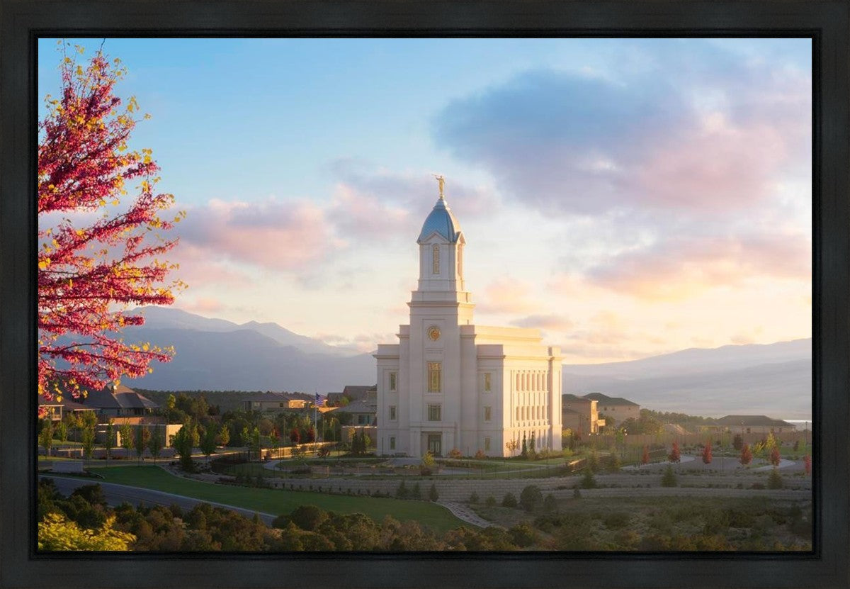 Cedar City Temple Time For Eternal Things Gallery Wrap