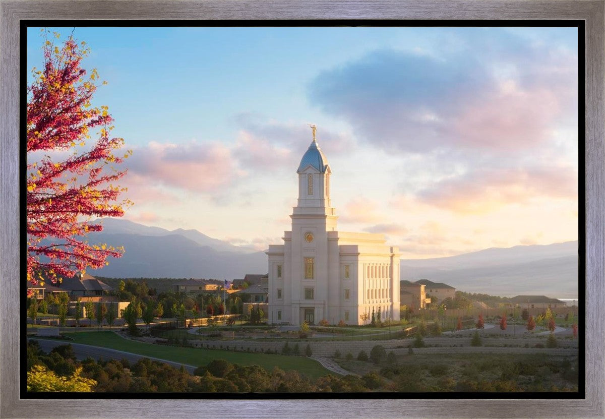 Cedar City Temple Time For Eternal Things Gallery Wrap