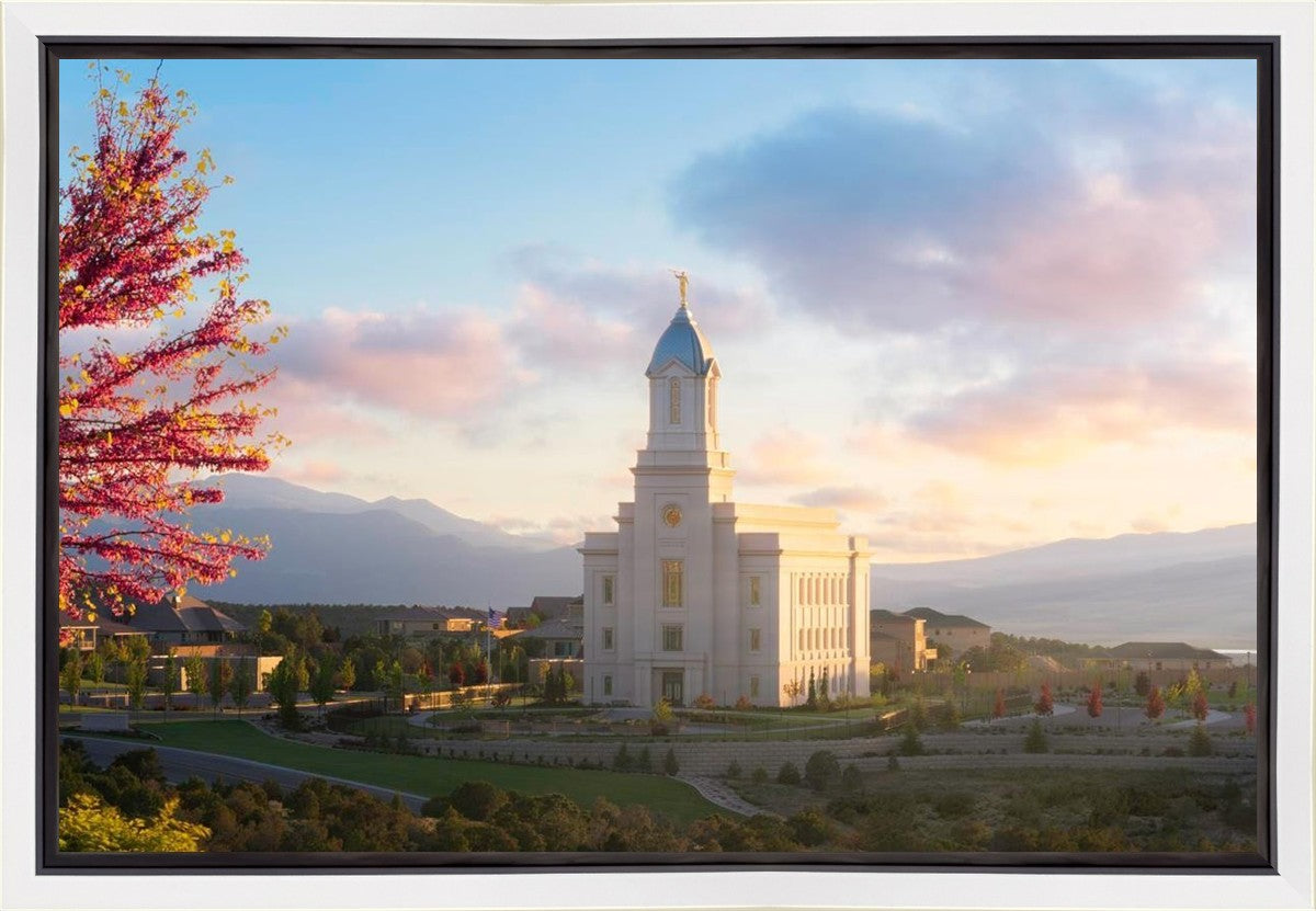 Cedar City Temple Time For Eternal Things Gallery Wrap