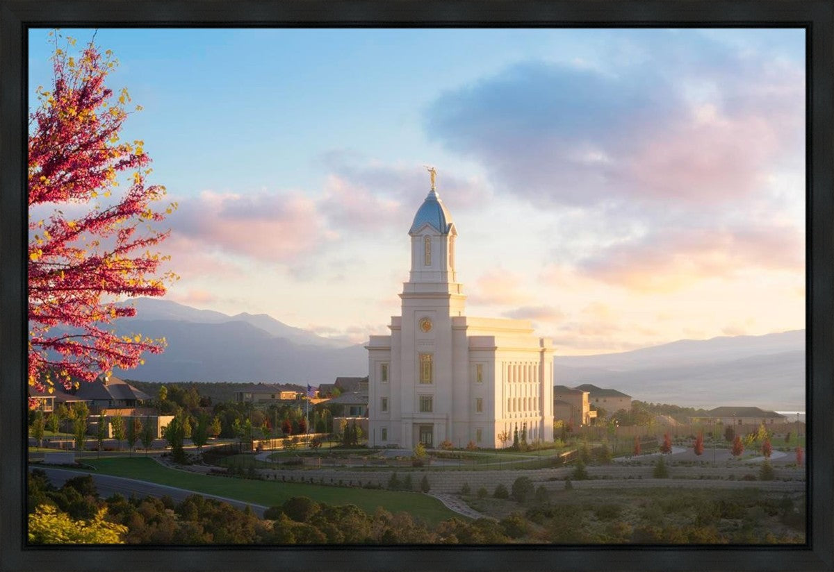 Cedar City Temple Time For Eternal Things Gallery Wrap