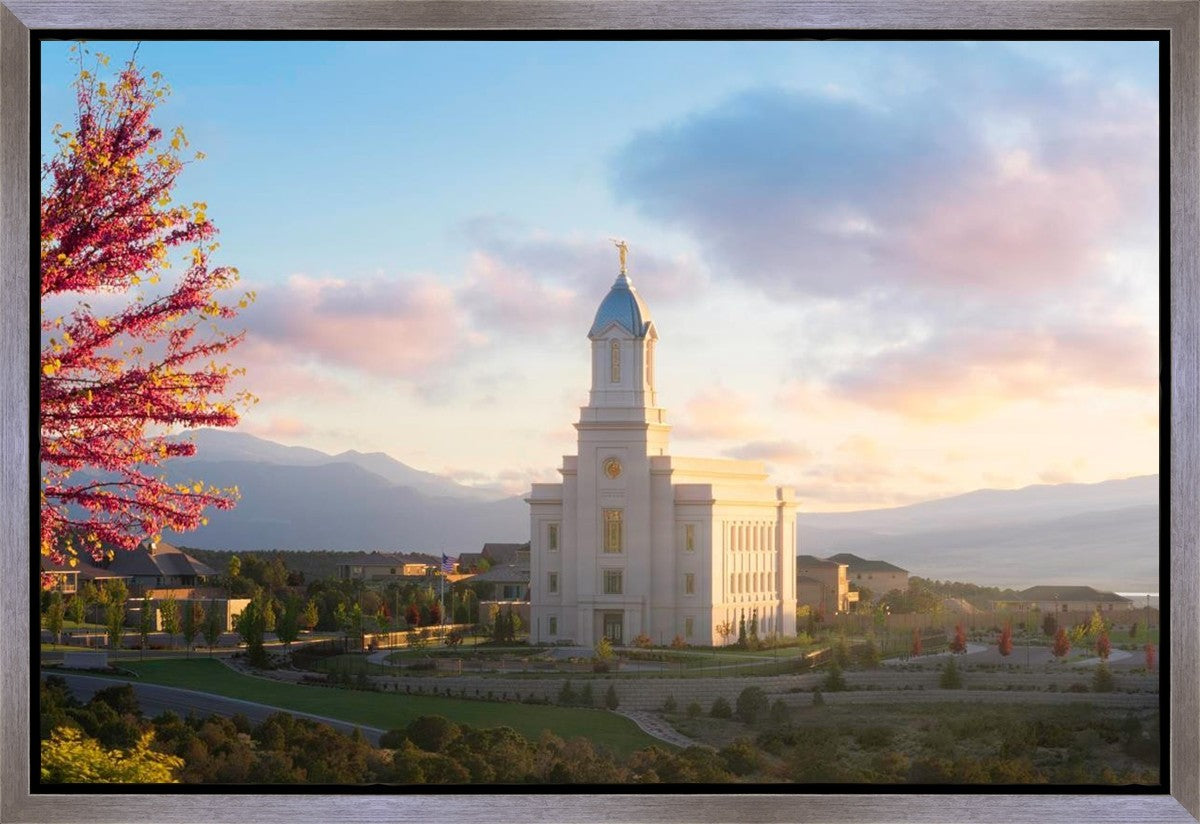 Cedar City Temple Time For Eternal Things Gallery Wrap