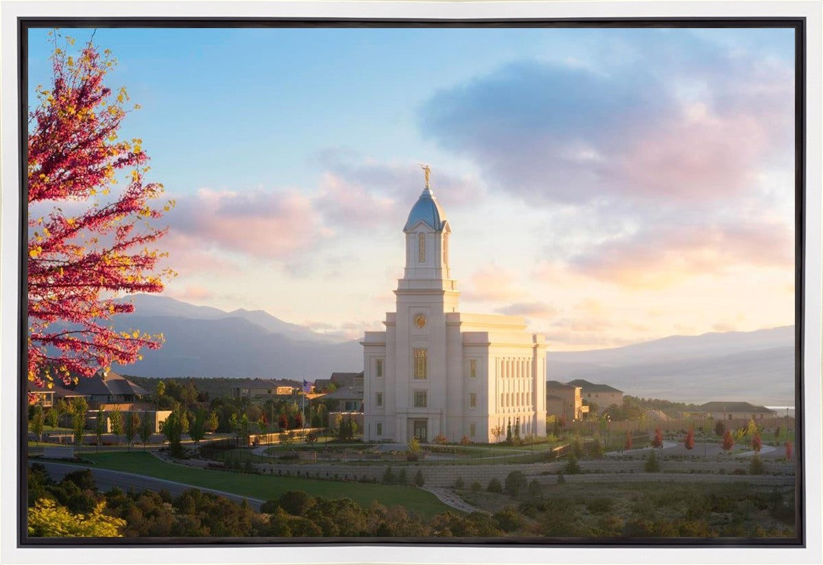 Cedar City Temple Time For Eternal Things Gallery Wrap