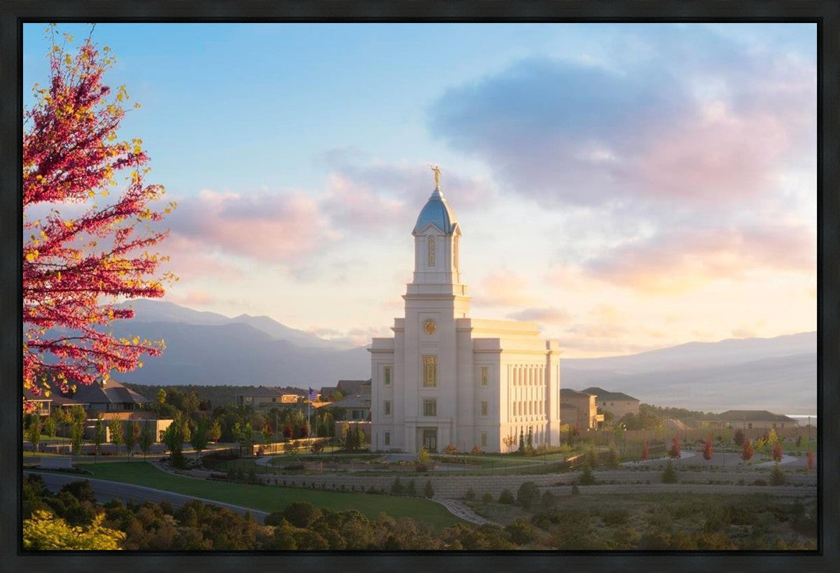 Cedar City Temple Time For Eternal Things Gallery Wrap