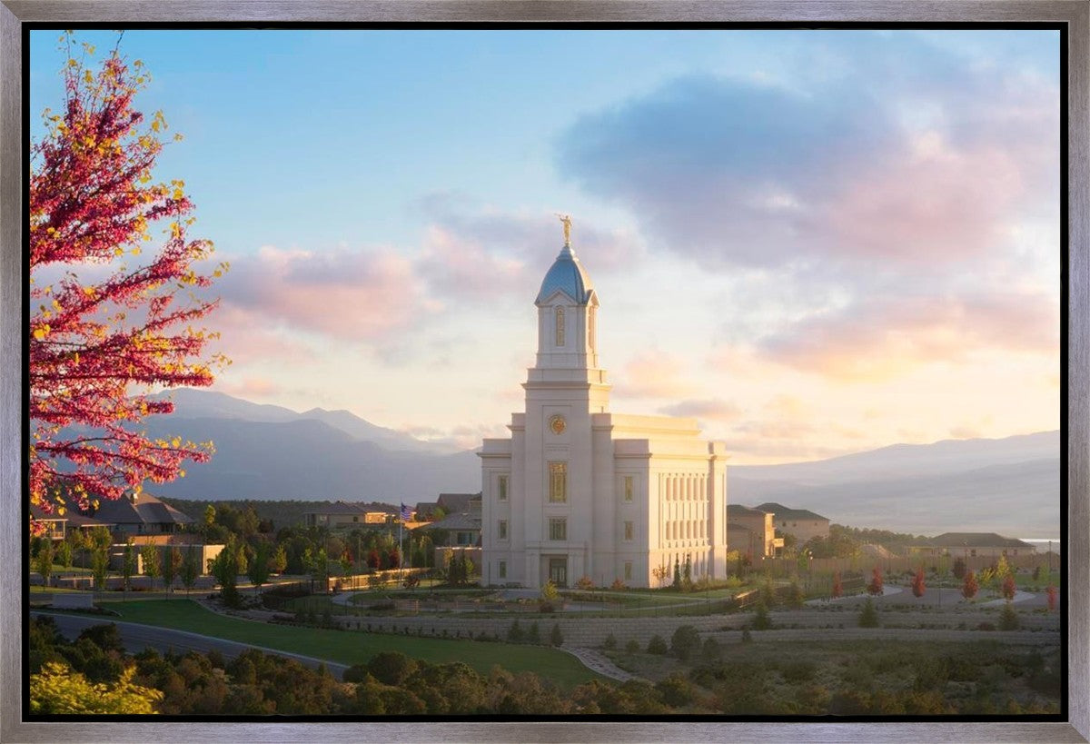 Cedar City Temple Time For Eternal Things Gallery Wrap