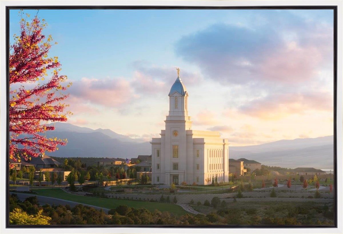 Cedar City Temple Time For Eternal Things Gallery Wrap