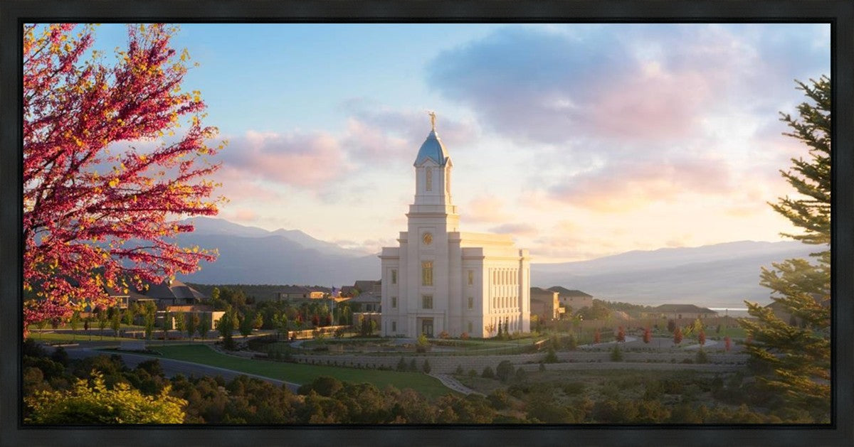 Cedar City Temple Time For Eternal Things Gallery Wrap