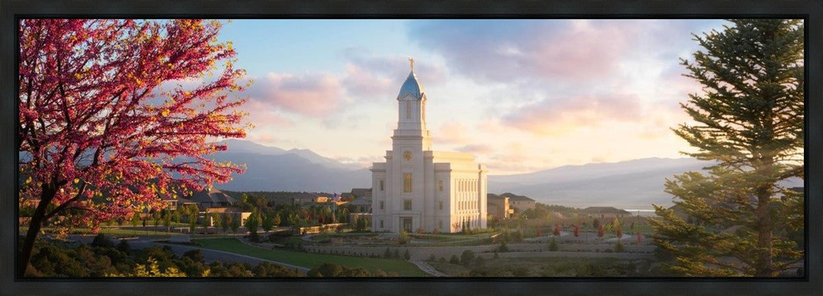 Cedar City Temple Time For Eternal Things Gallery Wrap