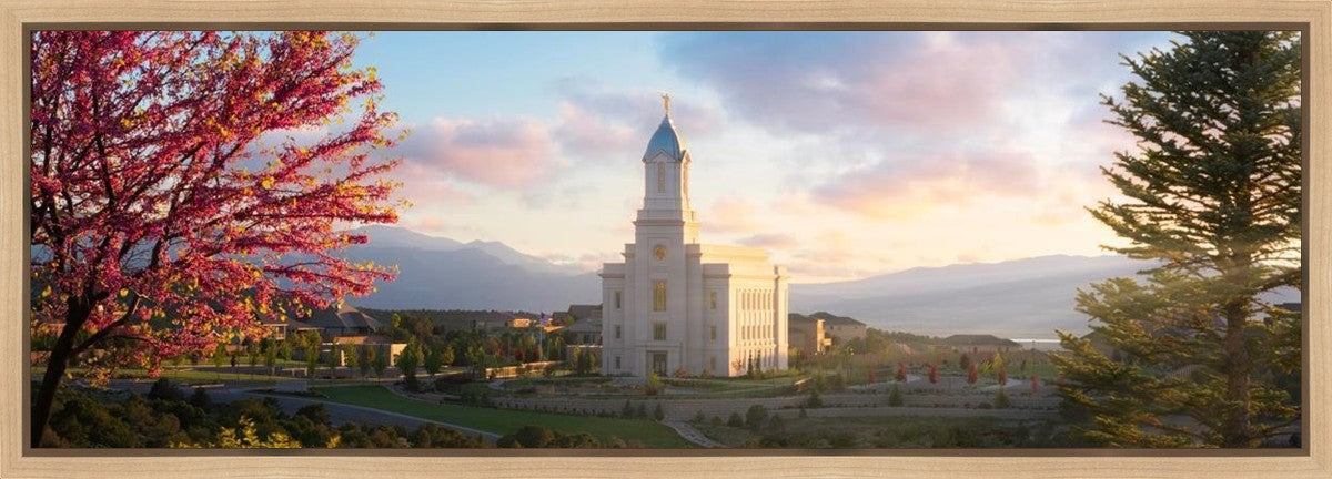 Cedar City Temple Time For Eternal Things Gallery Wrap
