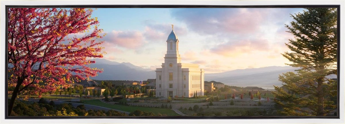 Cedar City Temple Time For Eternal Things Gallery Wrap