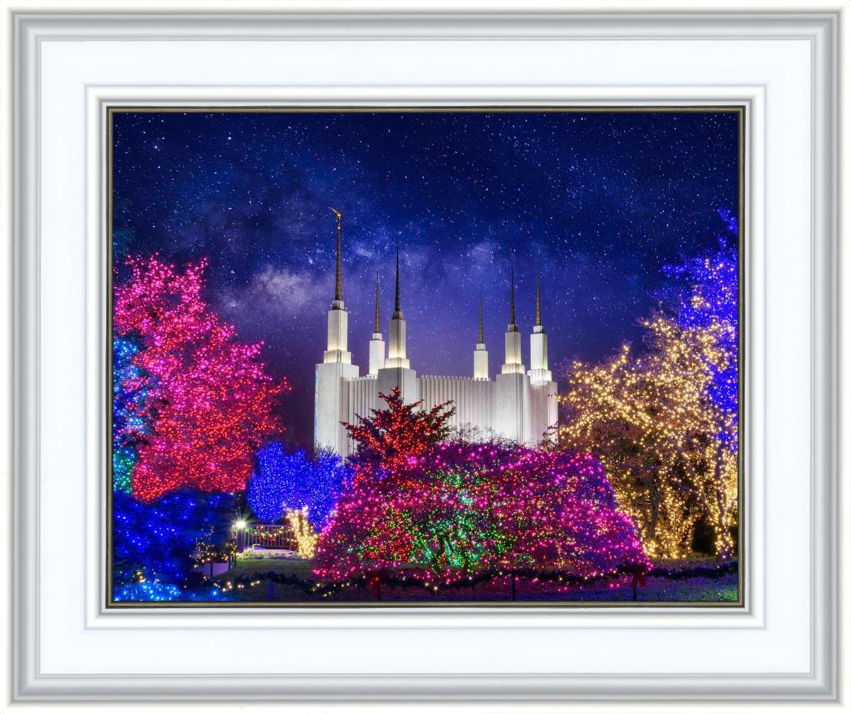Washington DC Temple Christmas Lights