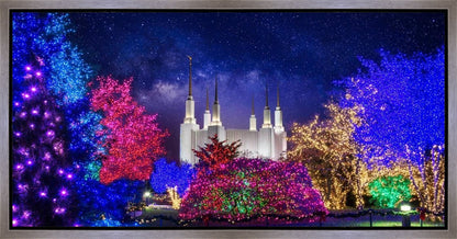 Washington DC Temple Christmas Lights