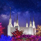 Washington DC Temple Christmas Lights