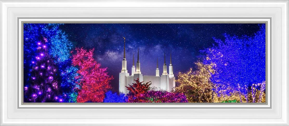 Washington DC Temple Christmas Lights