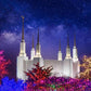 Washington DC Temple Christmas Lights