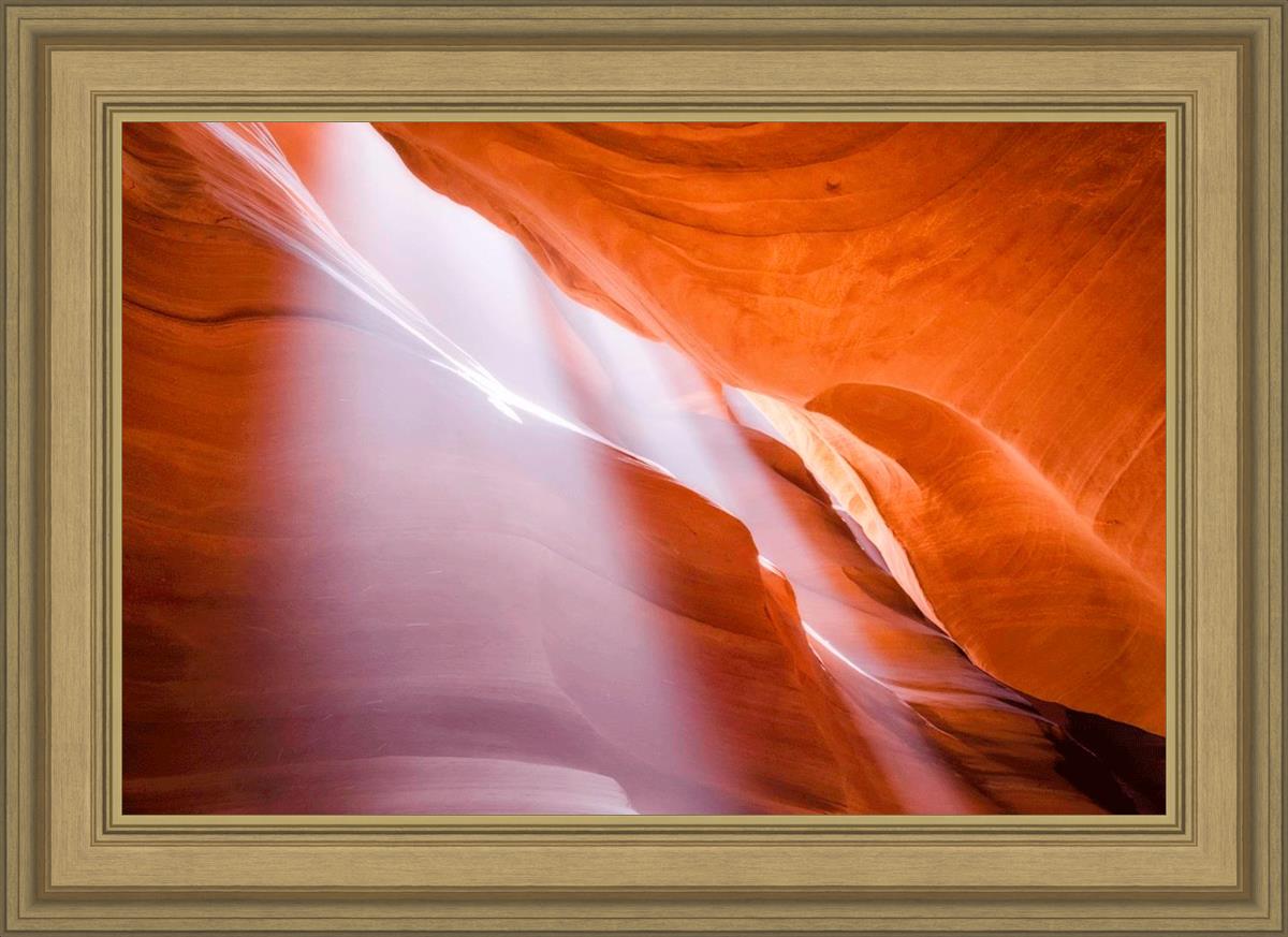 Antelope Canyon Light Shafts