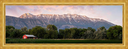 The Red Barn Large Wall Art